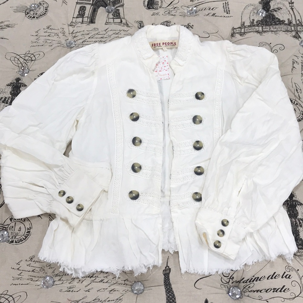🎁 FREE PEOPLE Ariana Embroidered Jacket - Picture 3 of 12